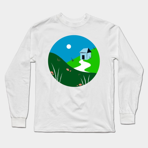 Home Away From Home Long Sleeve T-Shirt by Dwaynehamiltonartist